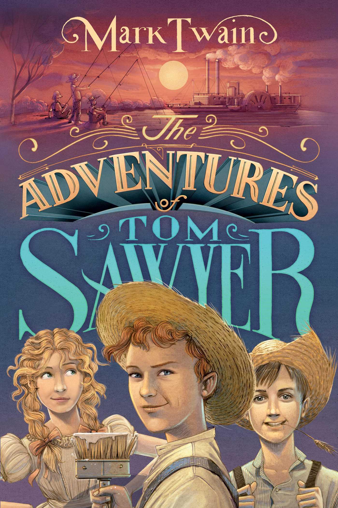 Обложка книги The adventures of Tom Sawyer